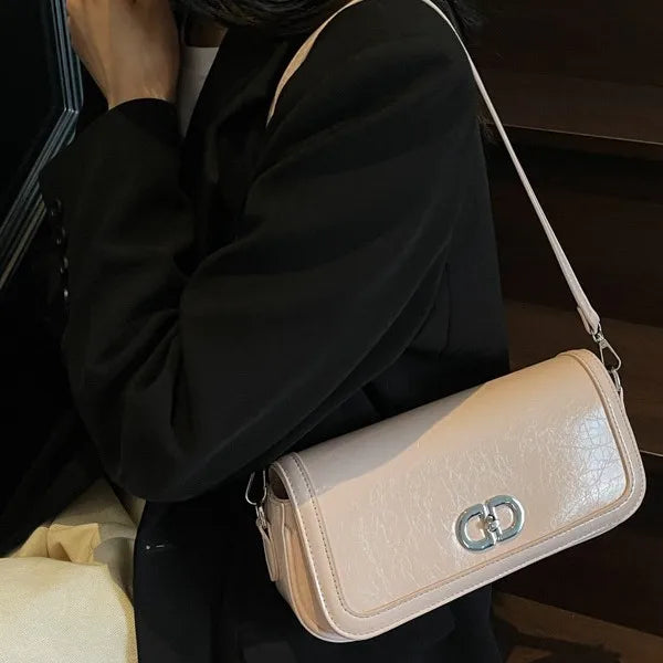 Women's Small Bag - Premium Texture, Versatile Crossbody, Hot Shoulder/Armpit Square Style