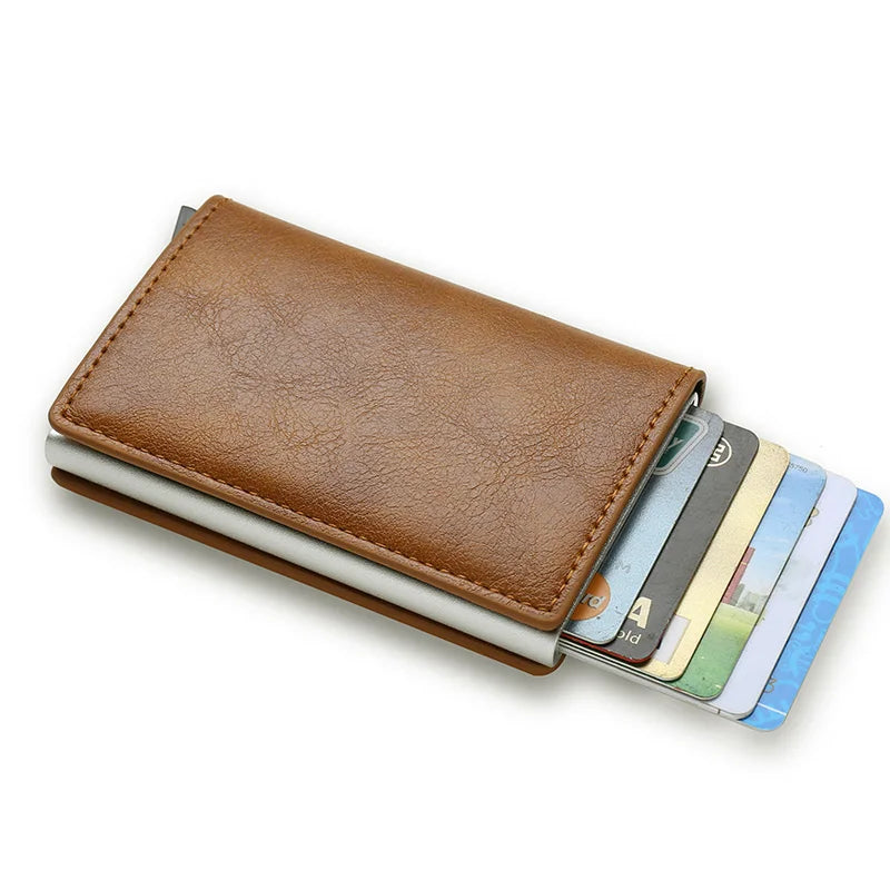 Anti Thief Rfid Credit Card Holder Smart Minimalist Wallet (Unisex)