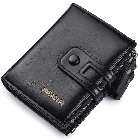 High Quality Vintage Men Short Wallets