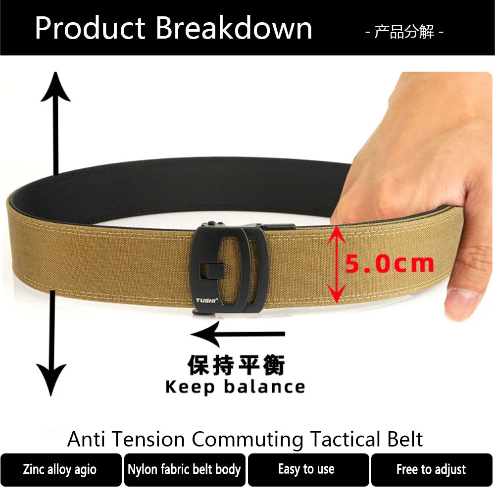Army Tactical Quick Release Military Airsoft Training Molle Belt (Unisex)