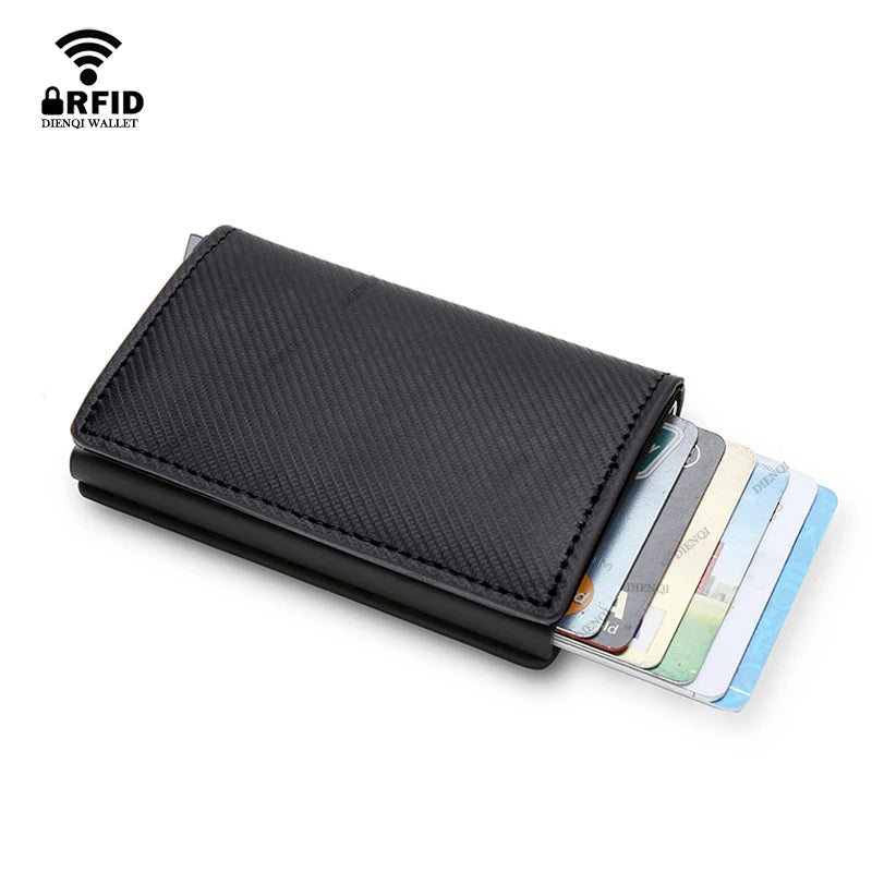 Anti Thief Rfid Credit Card Holder Smart Minimalist Wallet (Unisex)