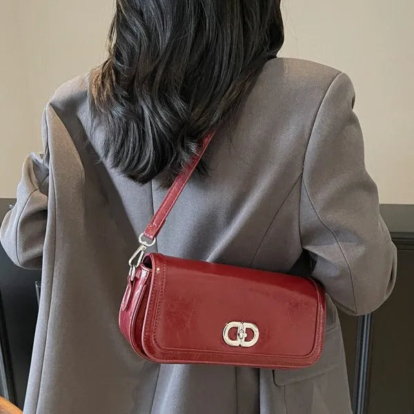 Women's Small Bag - Premium Texture, Versatile Crossbody, Hot Shoulder/Armpit Square Style