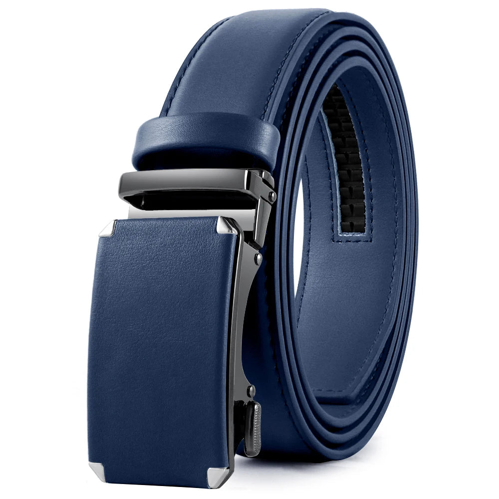 l Automatic Buckle Brand High Quality Leather Belts for Men