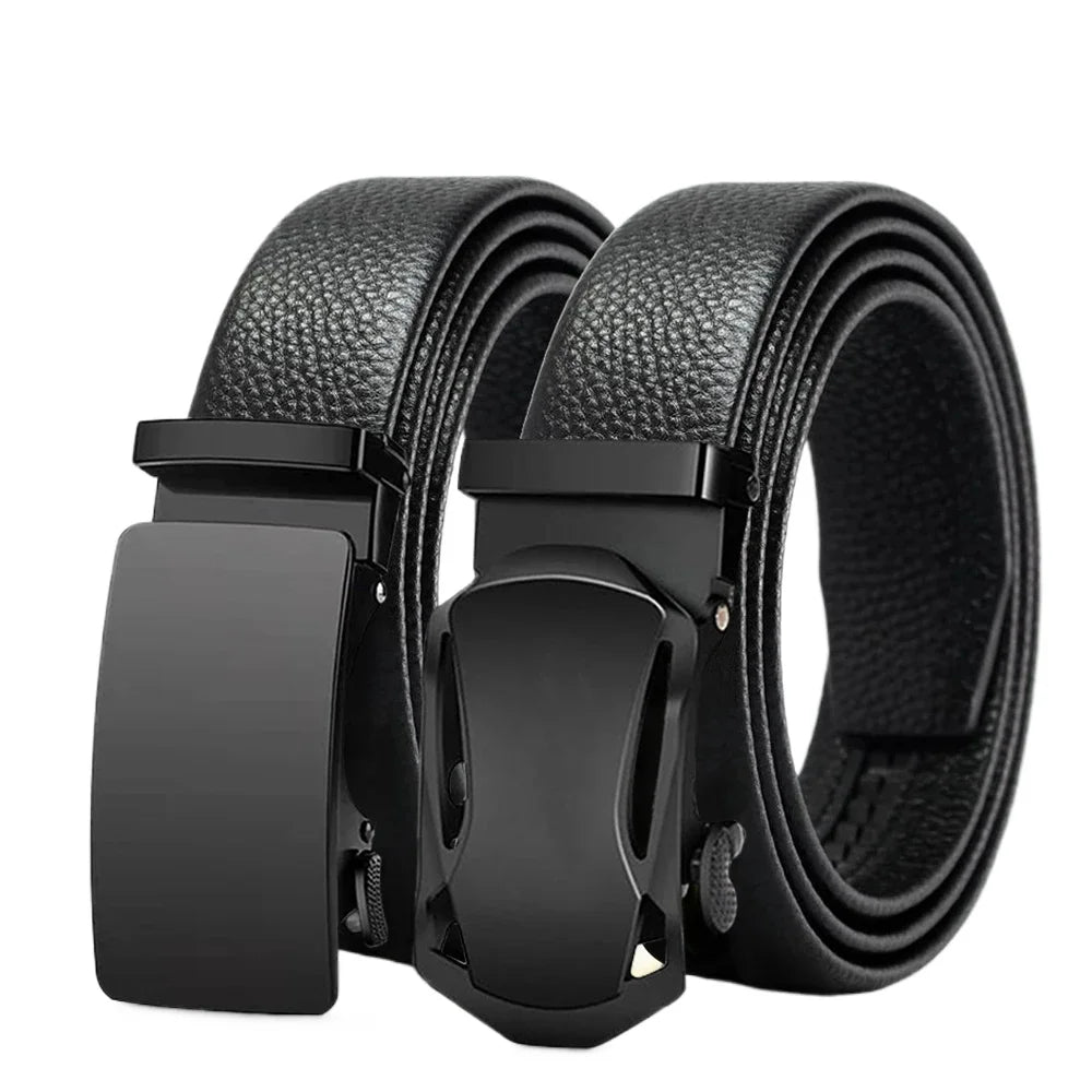 Men's PU Leather  Automatic Buckle Belt