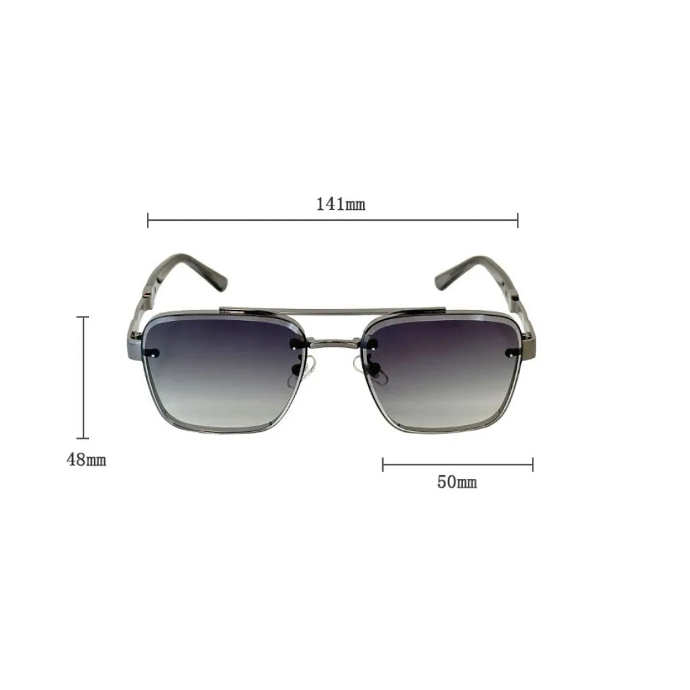Vintage Style Square Sunglasses for Male & Female