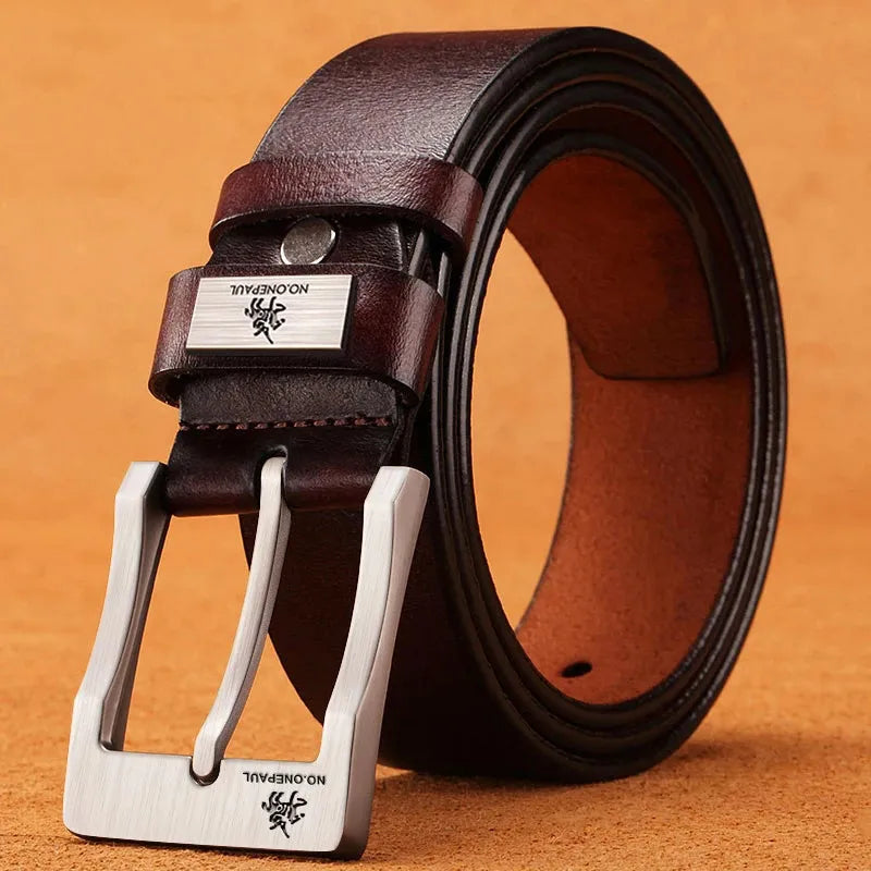 Leather Luxury Strap Male Belts