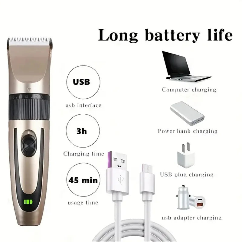 Electric Rechargeable Home Hair Trimmers For Men