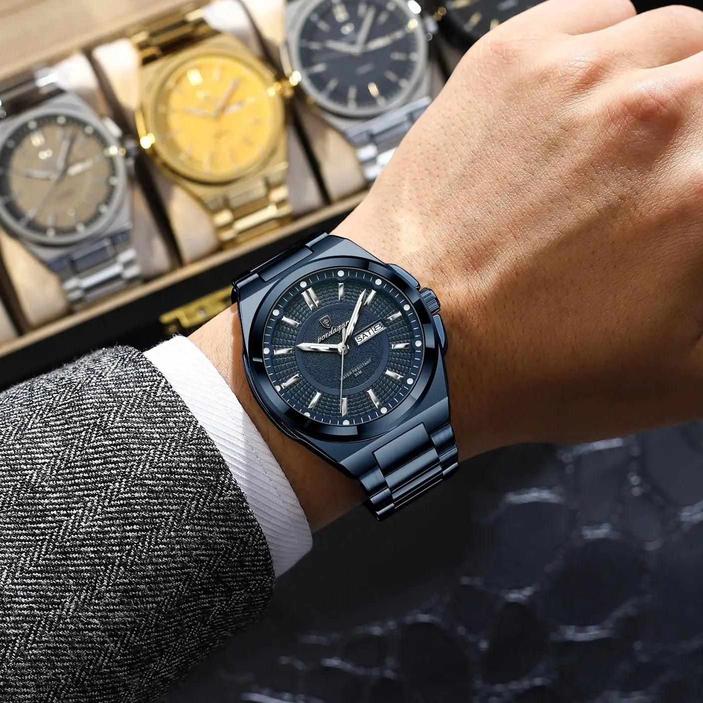 POEDAGAR Sport Original Wristwatch For Men