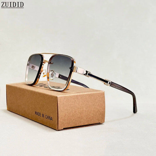 Vintage Style Square Sunglasses for Male & Female