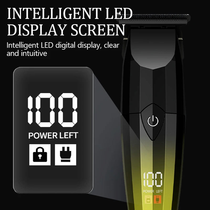 Professional Cordless Rechargeable Hair Clipper for Men