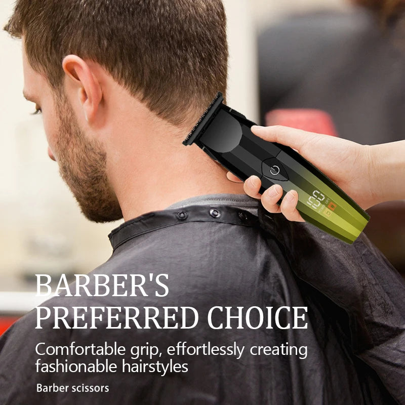 Professional Cordless Rechargeable Hair Clipper for Men