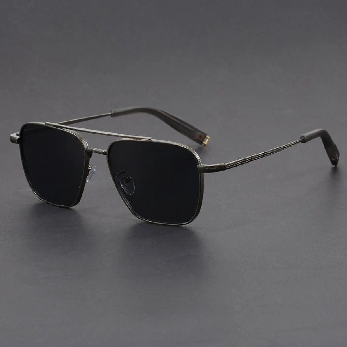 Men's Retro Sunglasses With  High Quality Metal Frame