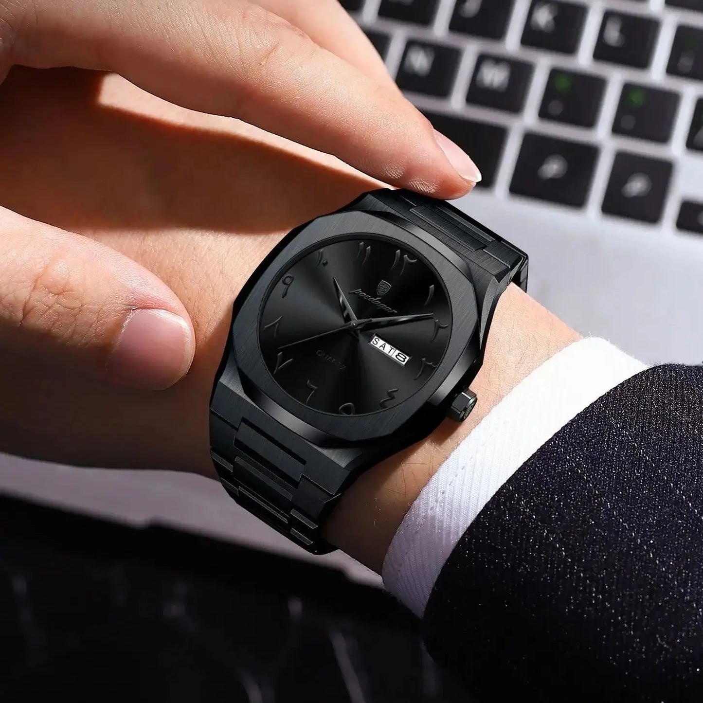 POEDAGAR Military Waterproof Watch For Men