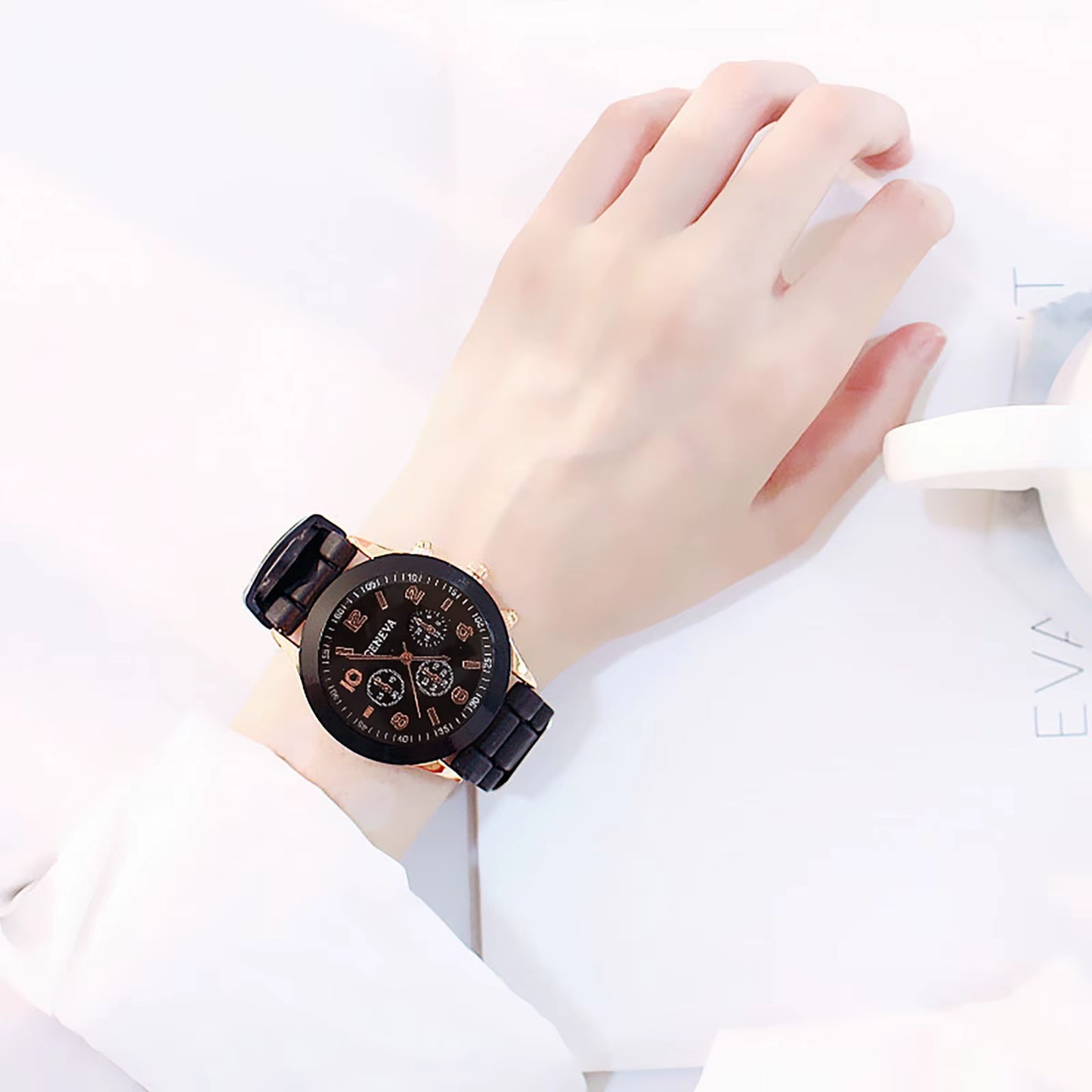 Men'S and Women'S Watches Women'S Waterproof Watches Quartz Watch Decorations Quartz Wristwatch Montres Femmes Watch for Women