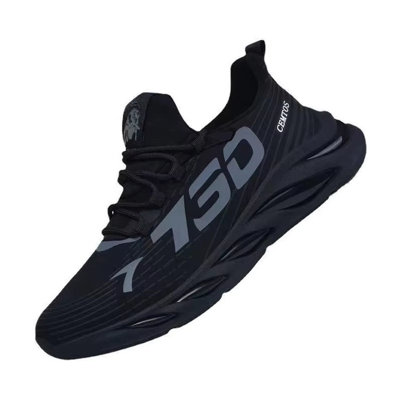 Men's Casual Slip-On Fashion Sneakers - Breathable Running and Outdoor Training Shoes