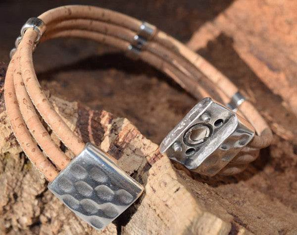 Men'S Cork Bracelet - Triple
